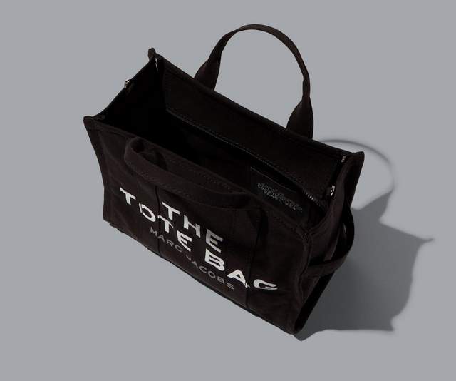 THE MEDIUM TOTE COTTON  Black