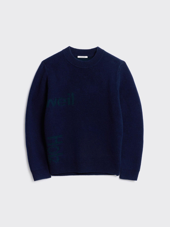 HAZA LOGO CREWNECK  Navy Mix