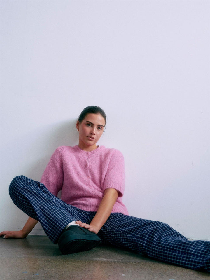 LINS SS KNIT  Lys Rosa