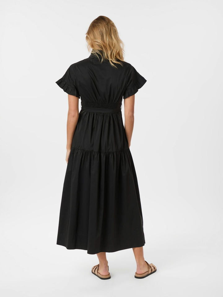 Nellie Poplin Dress  Black