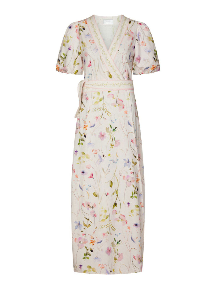 Clarine Flower Dress  Off White