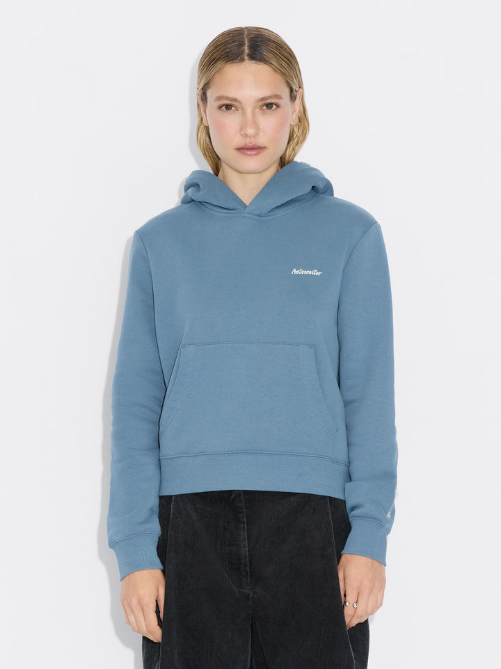 W Regular Hoodie  Blue