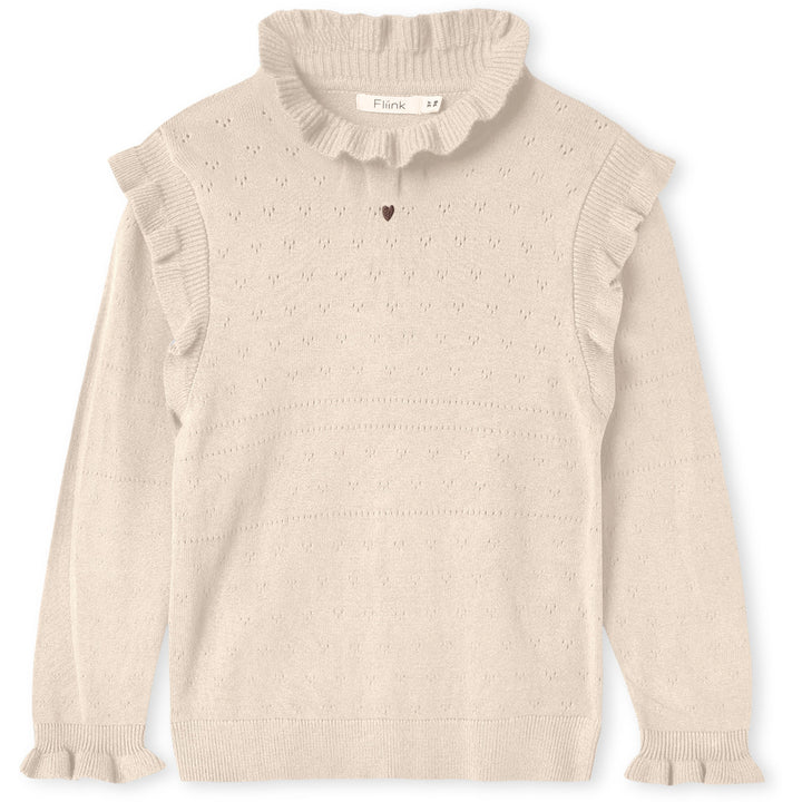 FAME LS BLOUSE  Sandshell