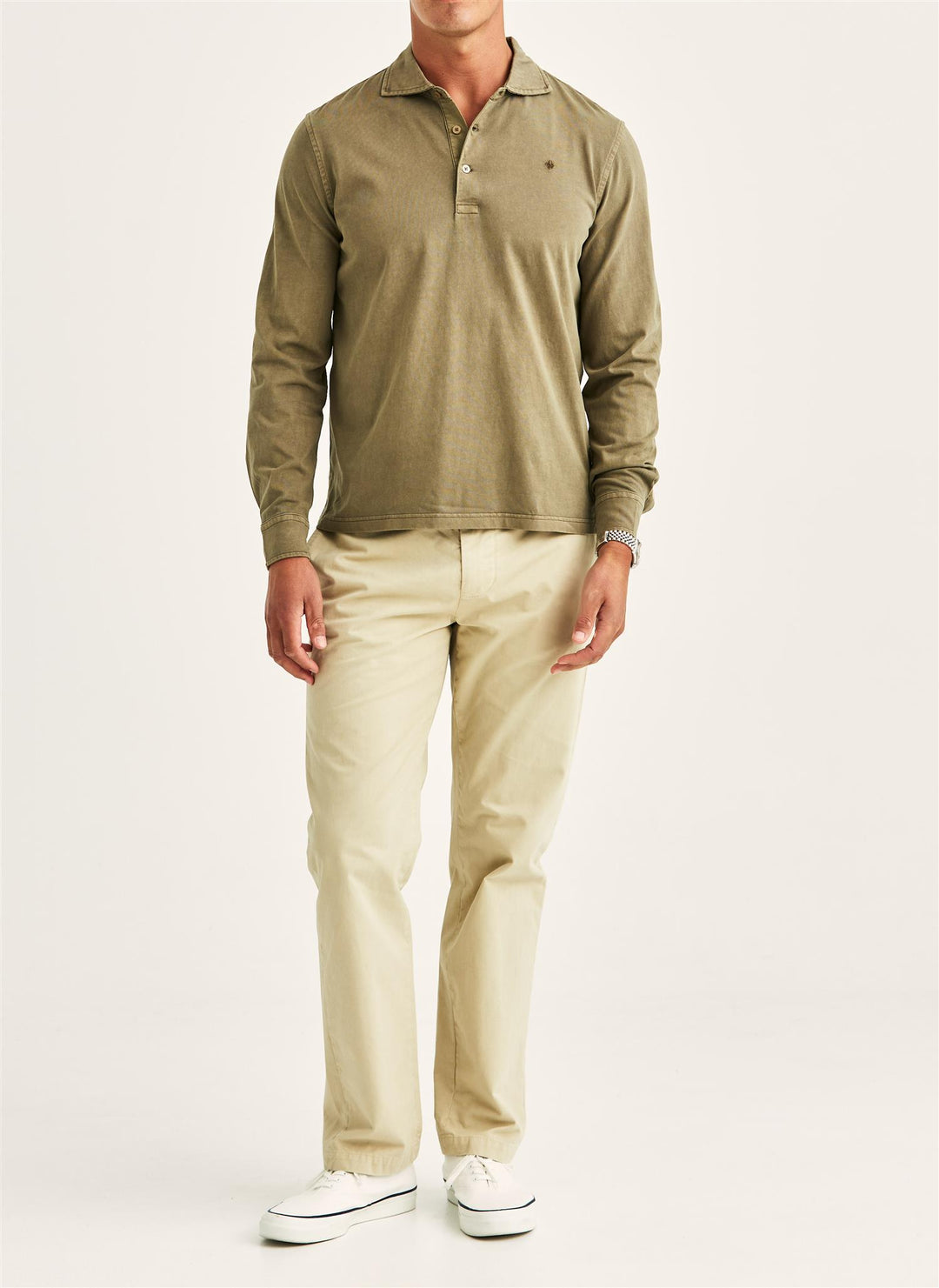 Harland LS Polo Shirt  Olive