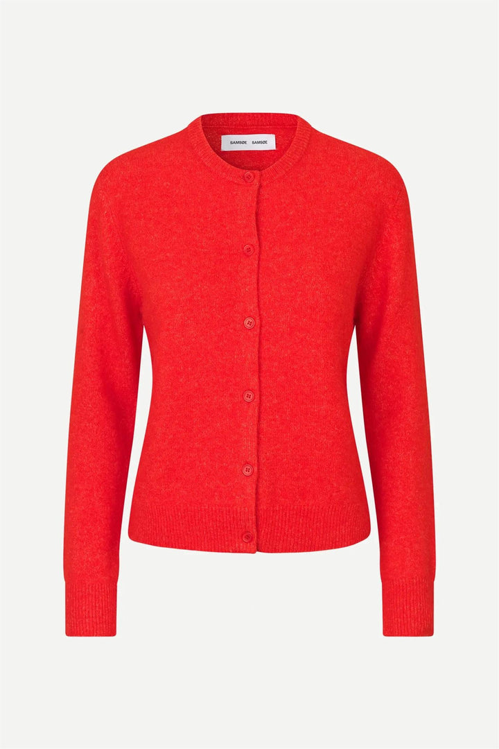 NOR SHORT CARDIGAN 7355  Flame Scarlet