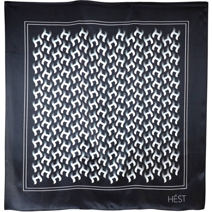 FRØYA SILK SCARF  Black