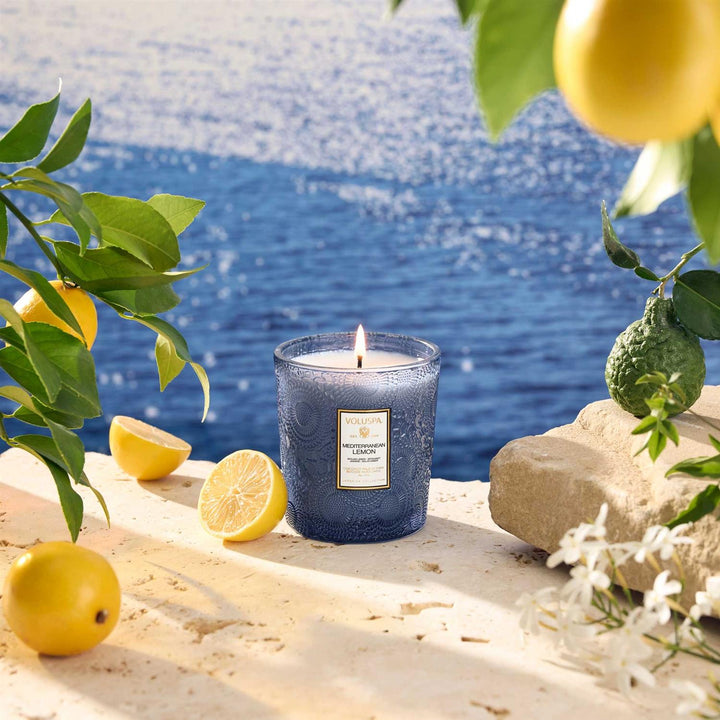 CLASSIC BOXED CANDLE  Mediterranean Lemon