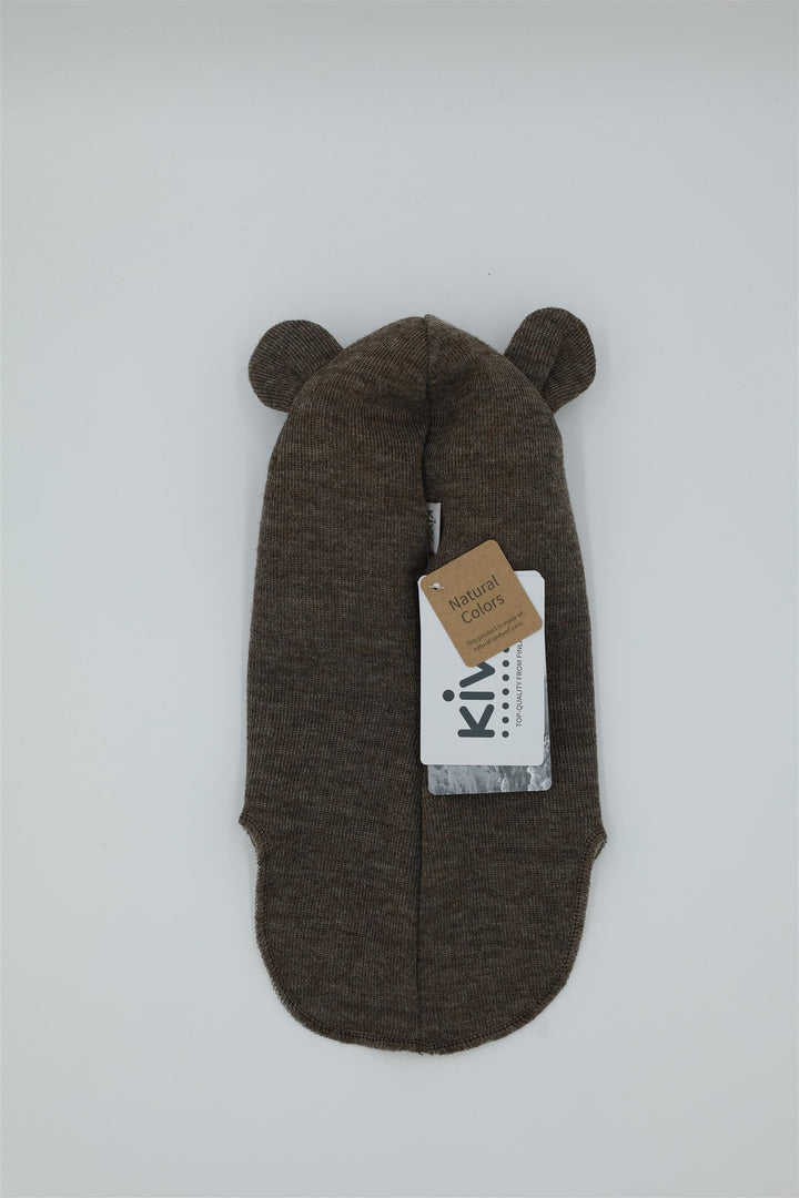 Hood, teddy bear Brown Melange