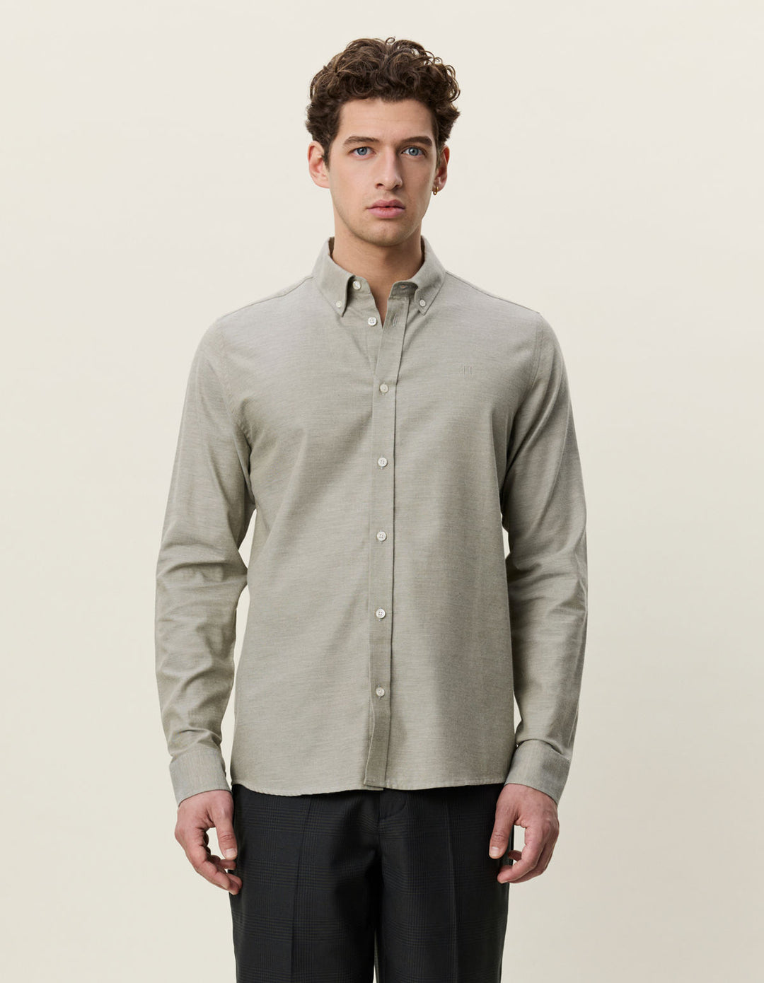 Soft Flannel Shirt  Laurel Oak Sand
