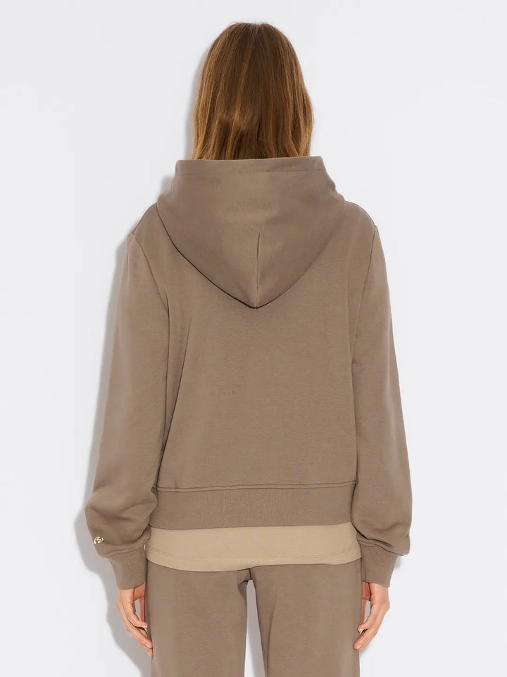 W Regular Light Hoodie  Taupe