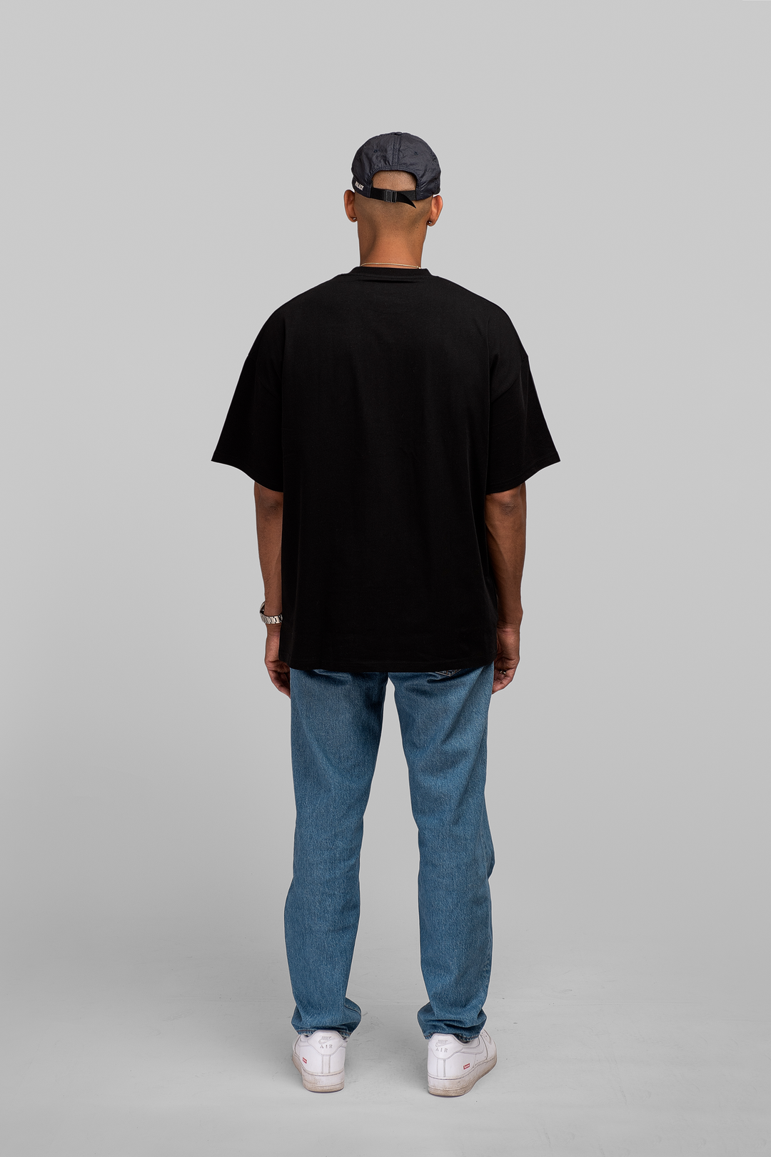 BOX FIT T-SHIRT  Black