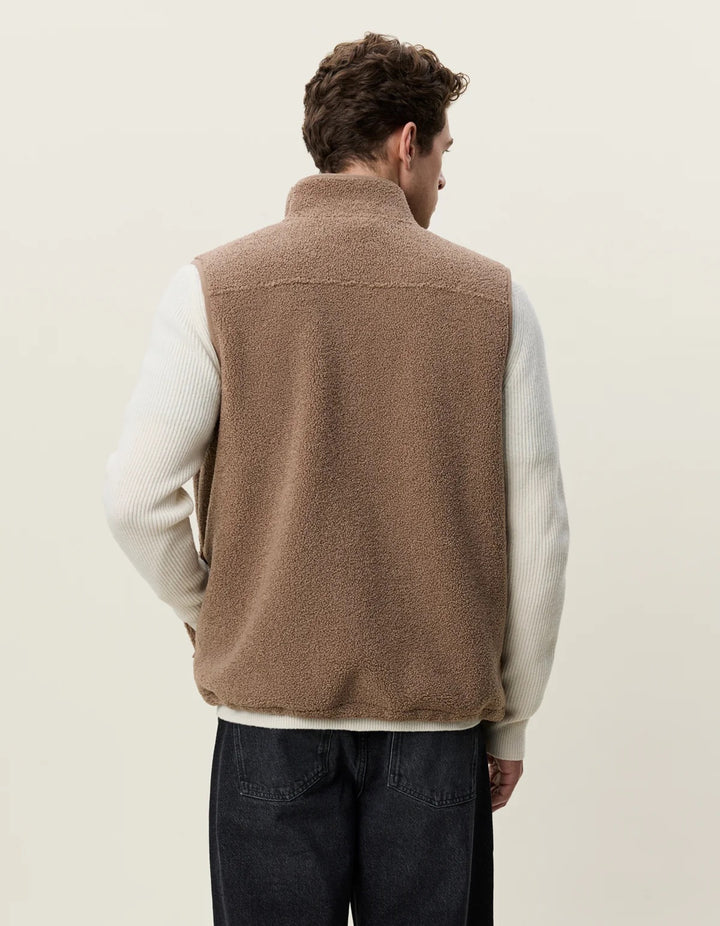Patch Teddy Vest  Caribou