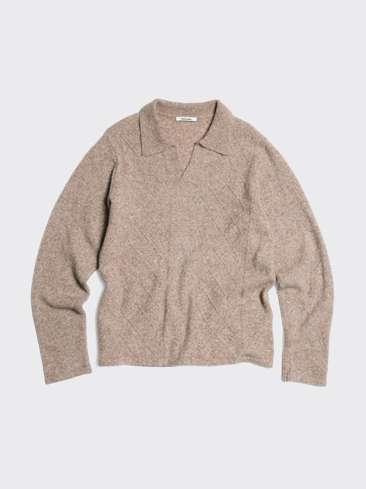 Argyle Shirt  Taupe