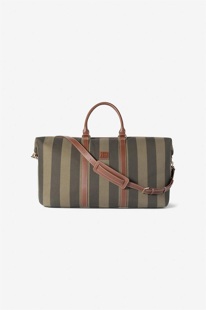 Marlowe Weekend Bag  Green Stripe