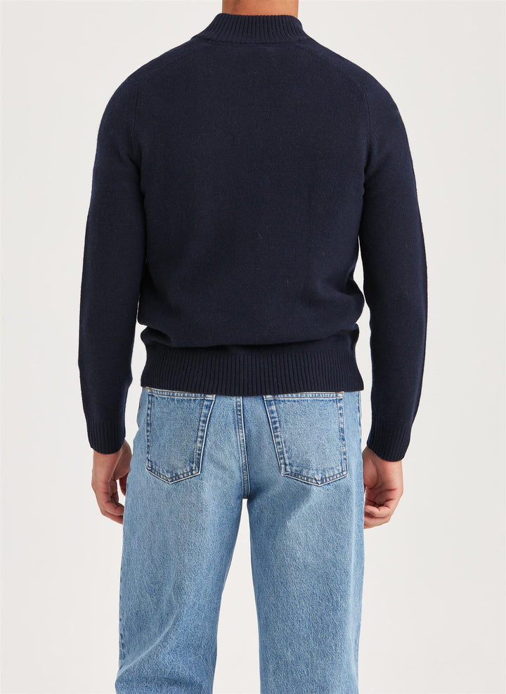 New Hertford Half Zip  Navy