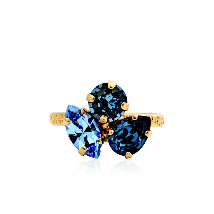 ANA RING GOLD  Denimblue Combo