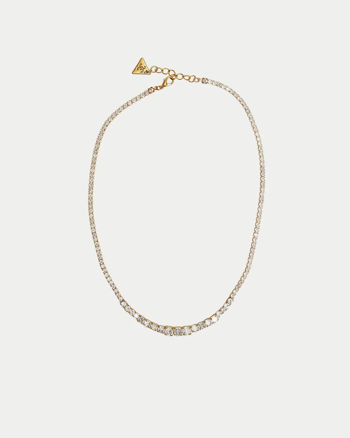 Strass Cath Necklace Gold