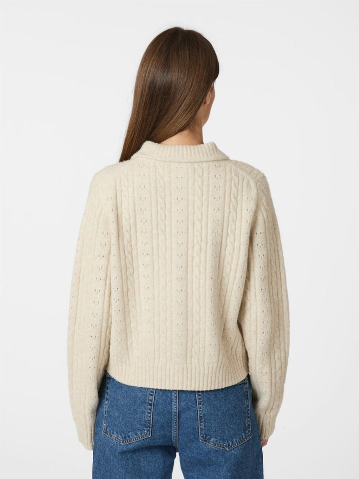 EMILIE KNIT CARDIGAN  Ivory