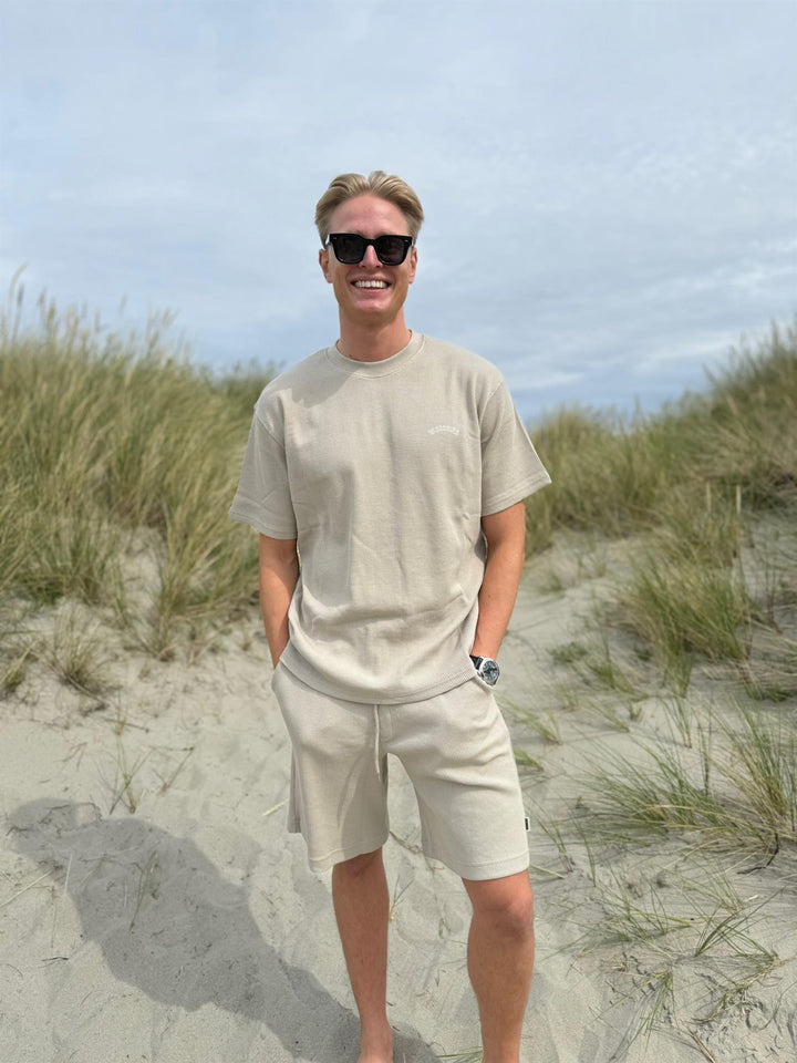 WBBaine Waffel Tee  Taupe Brown