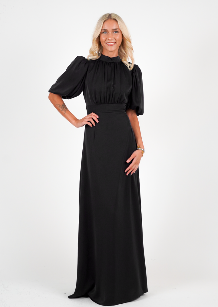 Holly kjole Long  Black
