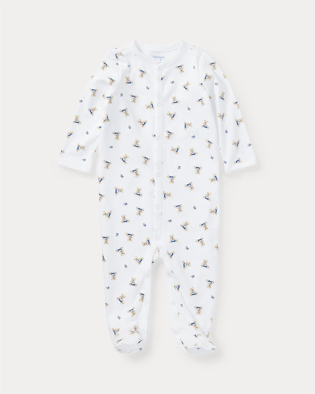 BEAR COVERAL-ONE PIECE-COVERALL  White Mu