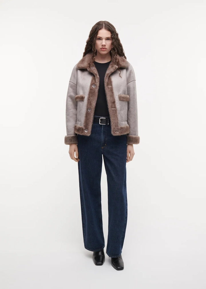 Faje Faux Mink  Pepple