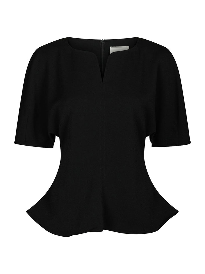 Josine Crepe Blouse  Black