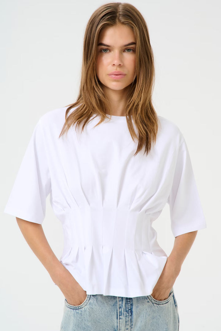 Inez tee  Bright White