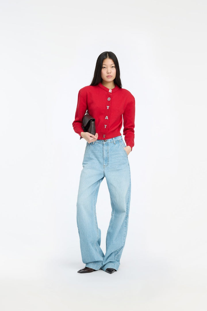 FIRM KNIT CARDIGAN  Scooter Red