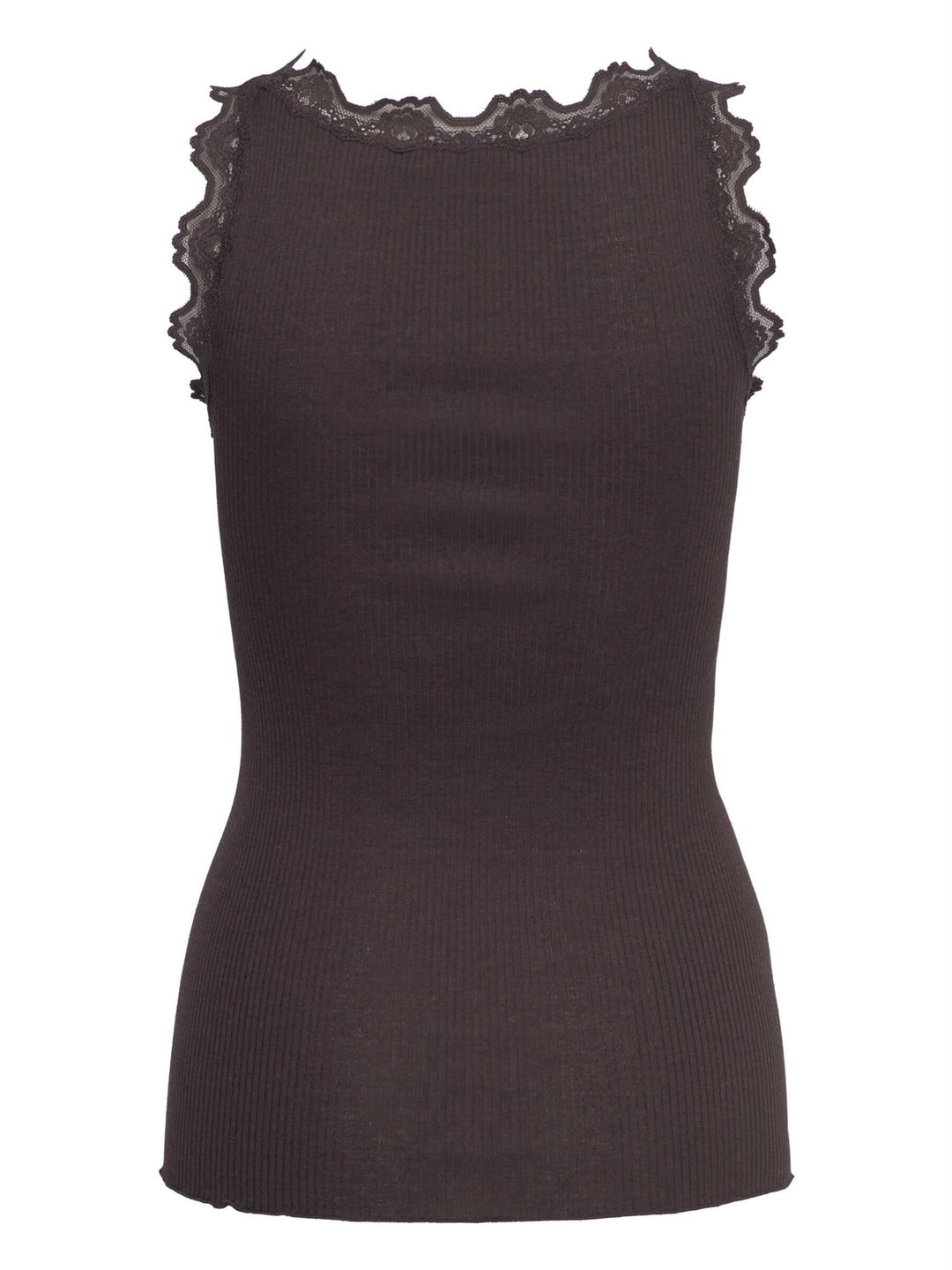 RWBabette SL U-neck Lace Top  Ganache