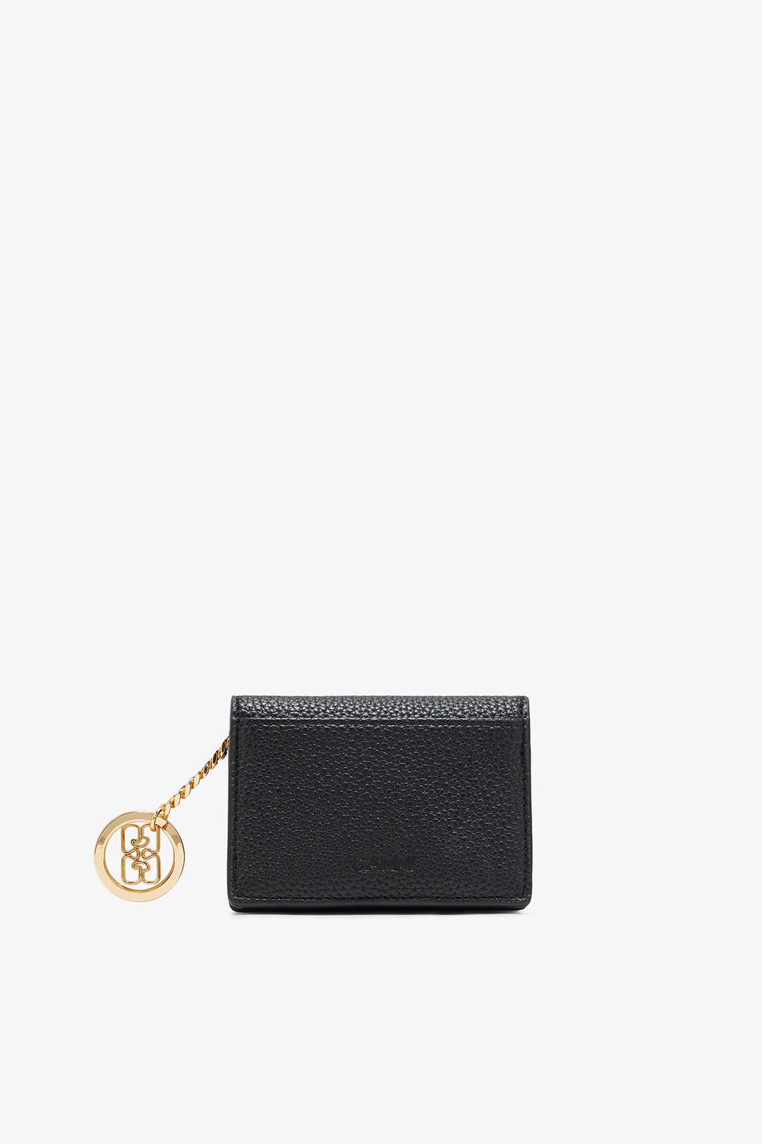 BOU CARD HOLDER WITH FLAP  Black