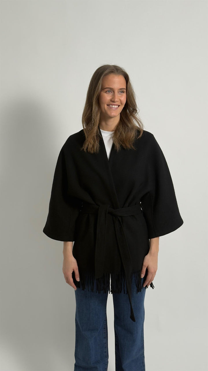 Akila Lambswool Jacket  Black