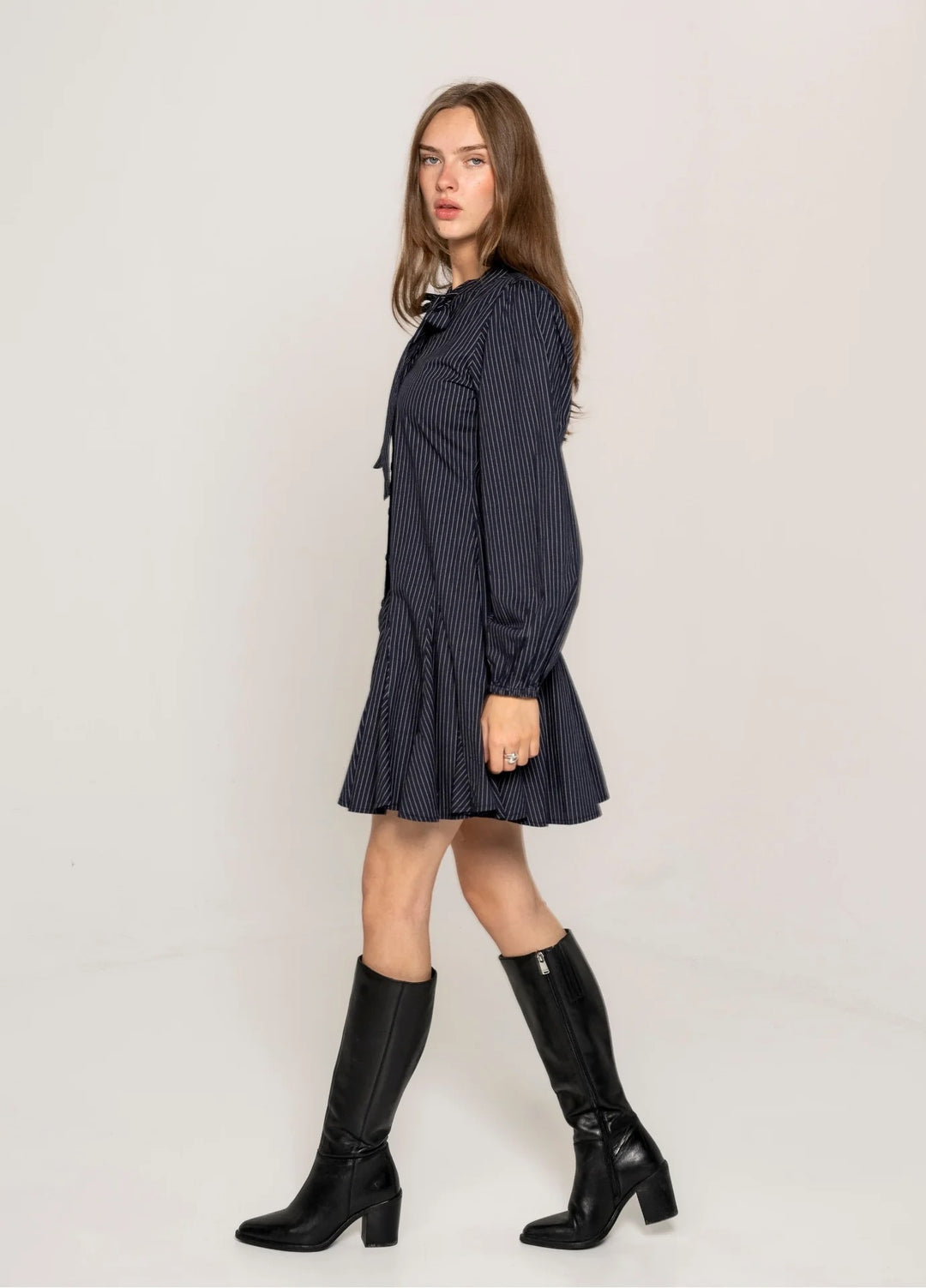 Vivienne Dress Pinstripe  Pinstripe