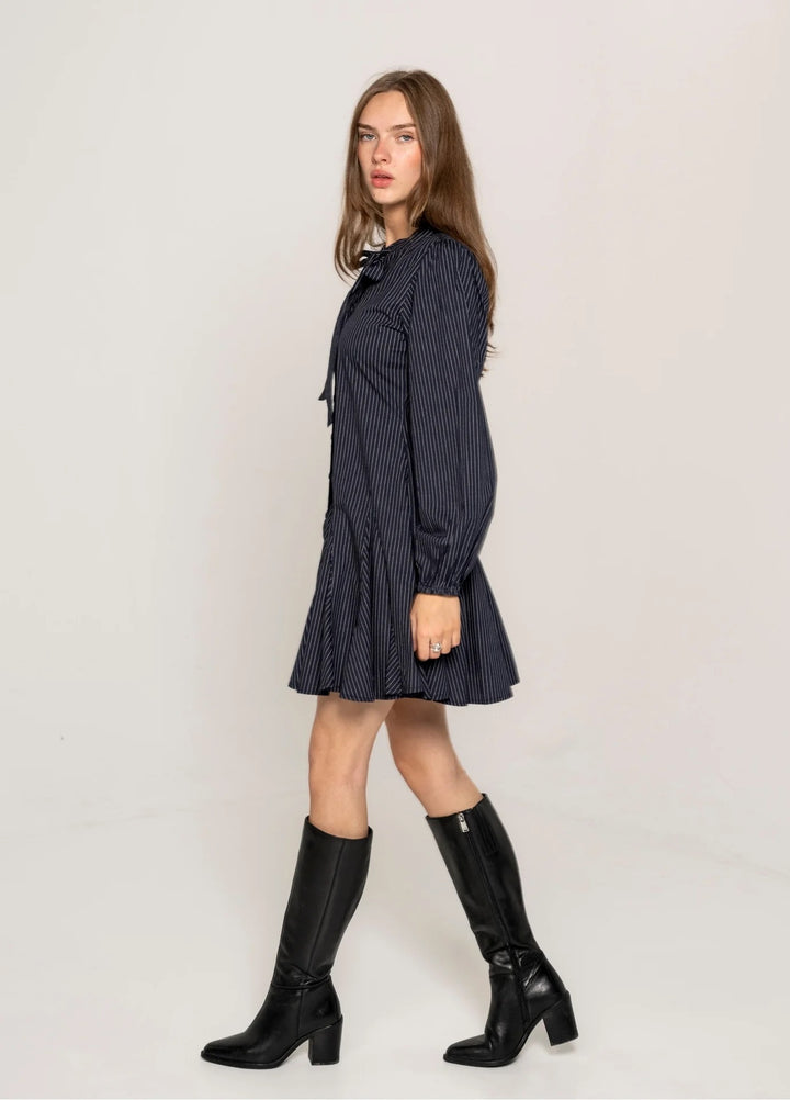 Vivienne Dress Pinstripe  Pinstripe