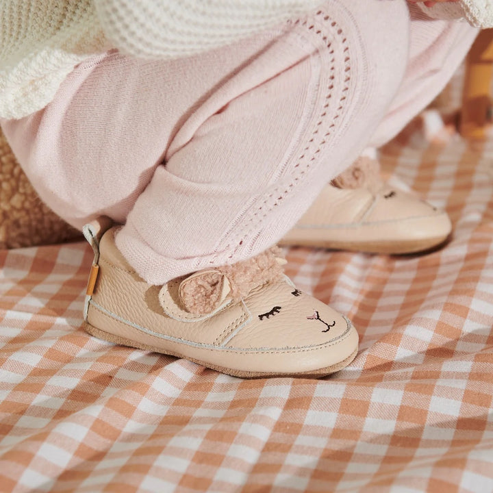 Lamb leather slippers  Oxford Tan