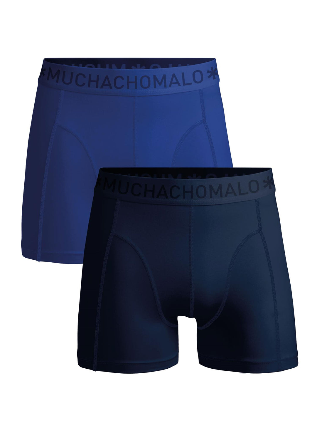 1010 Solid Boxer 2pk 809  Blue/Blue