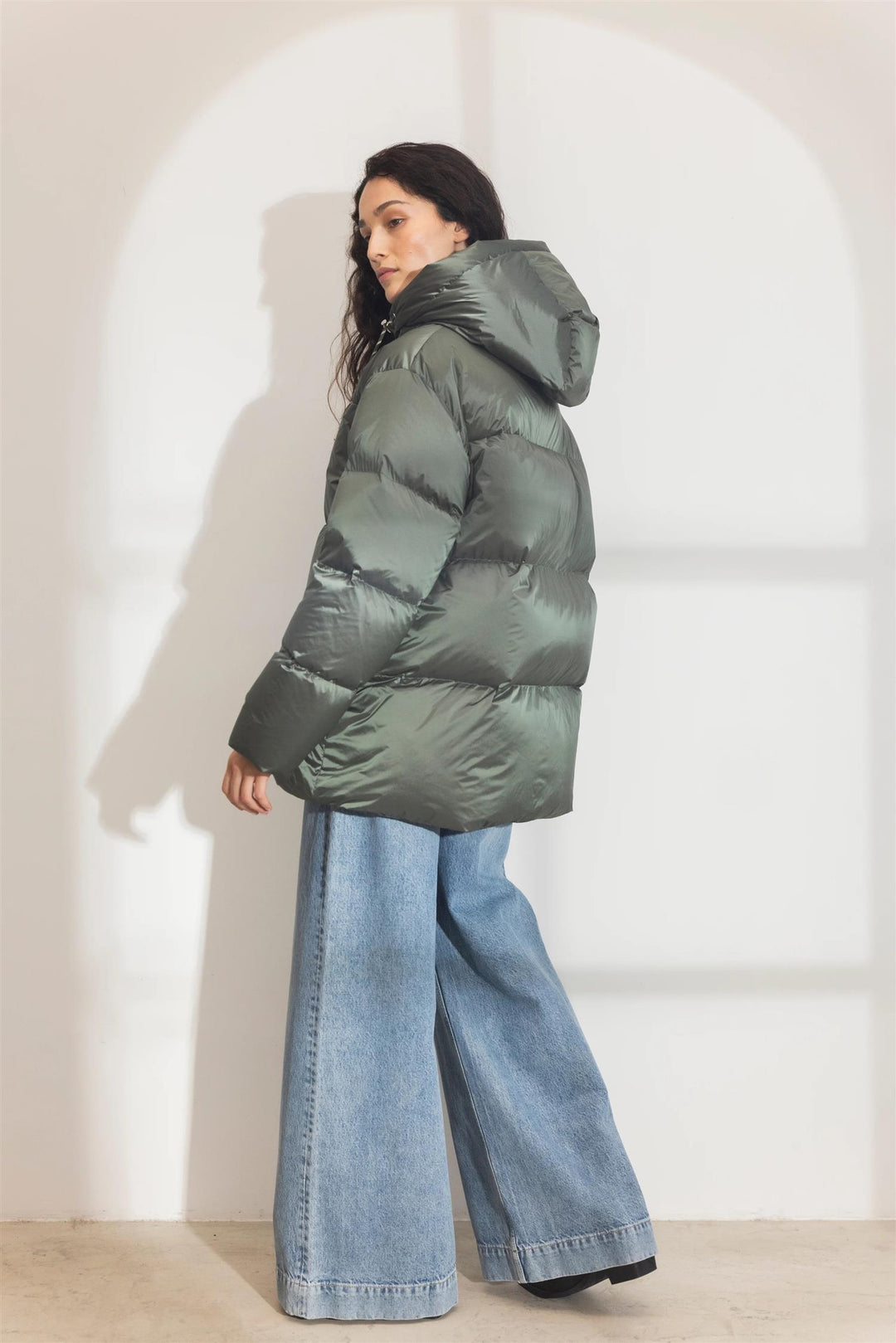 Saga down jacket  Olive