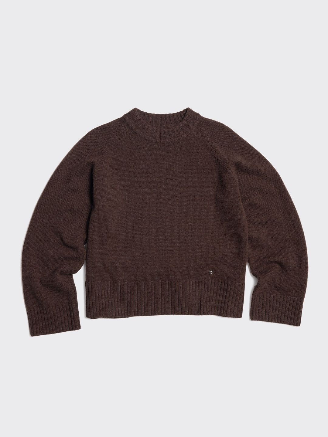 W. Wool Crew  Dk. Brown