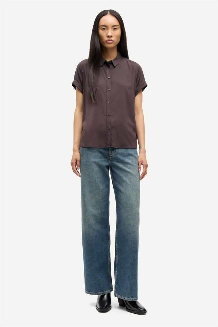 Majan Ss Shirt 9942  Black Coffee