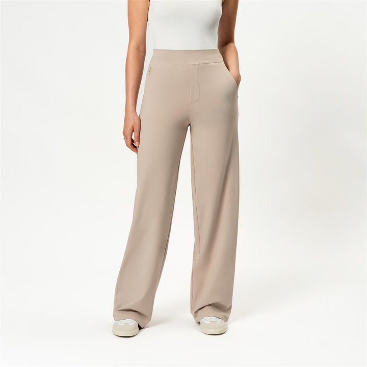 Asana Relaxed Straight Pant 32"L  Tan
