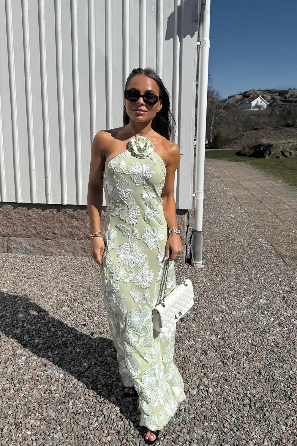 ROSE DRESS  Pale Green