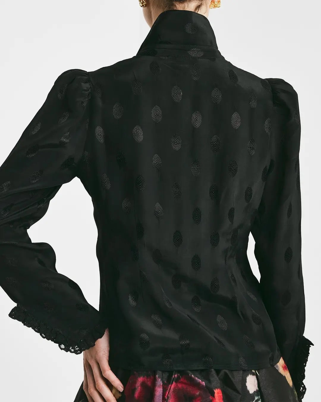 VISCOSE BLOUSE  Black