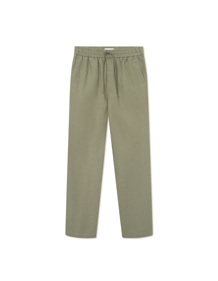 Patrick Linen Pants  Lichen Green