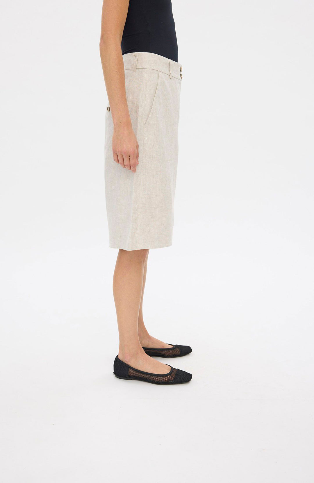 Laurafv Long Shorts 888  Crystal Linen