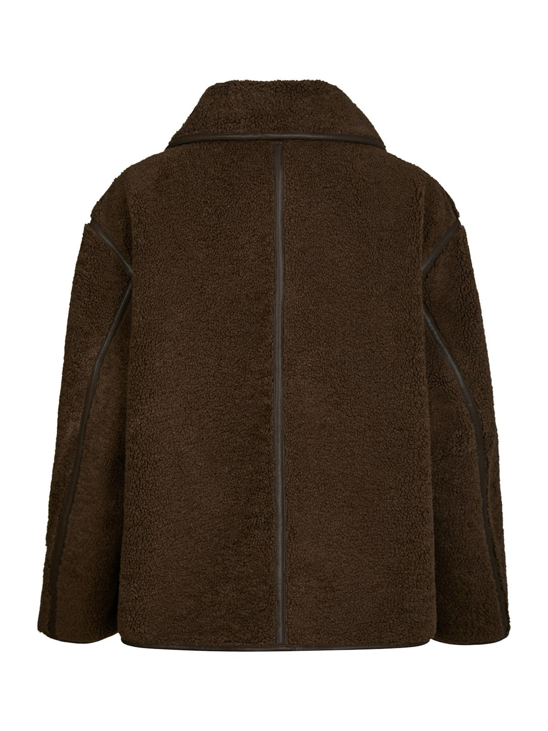 Edmund Teddy Jacket  Dark Brown