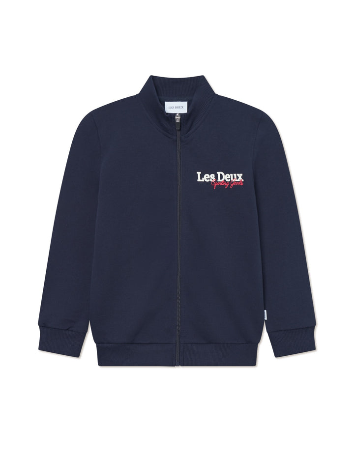 Racing Zipper Track Sweatshirt KIDS  Dark Navy