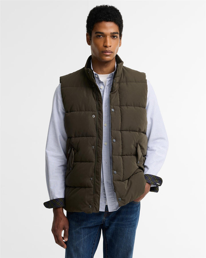 Barbour Powell Gilet  Dark Sage