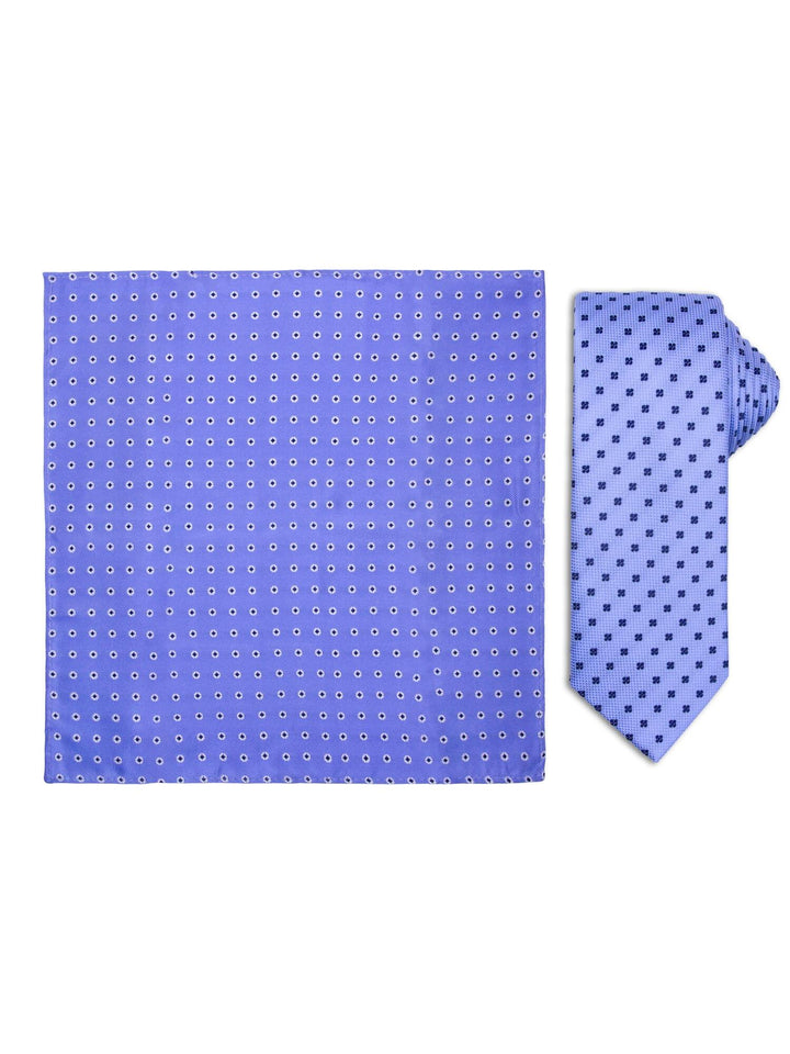 Silkeslips m/hanky  Lys Blå