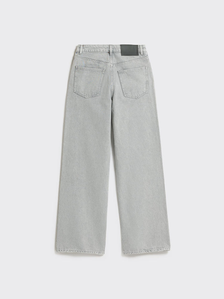 W Wide Jeans  Lt. Grey