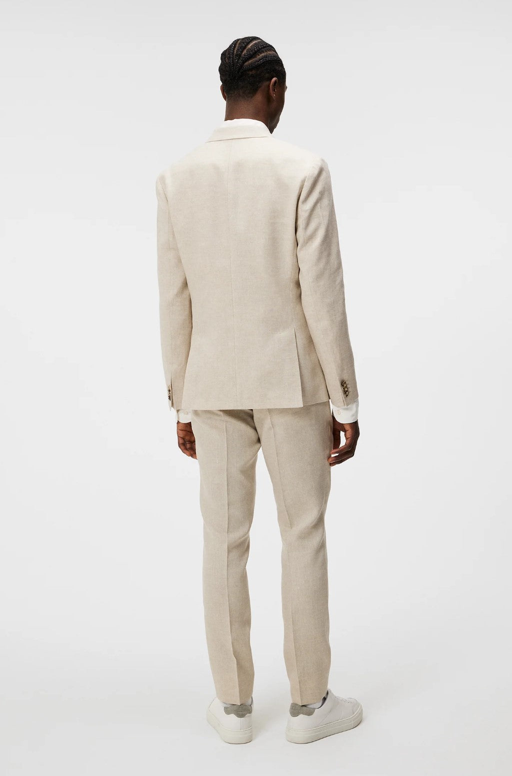 HOPPER U SUPER LINEN BLAZER  Moonbeam